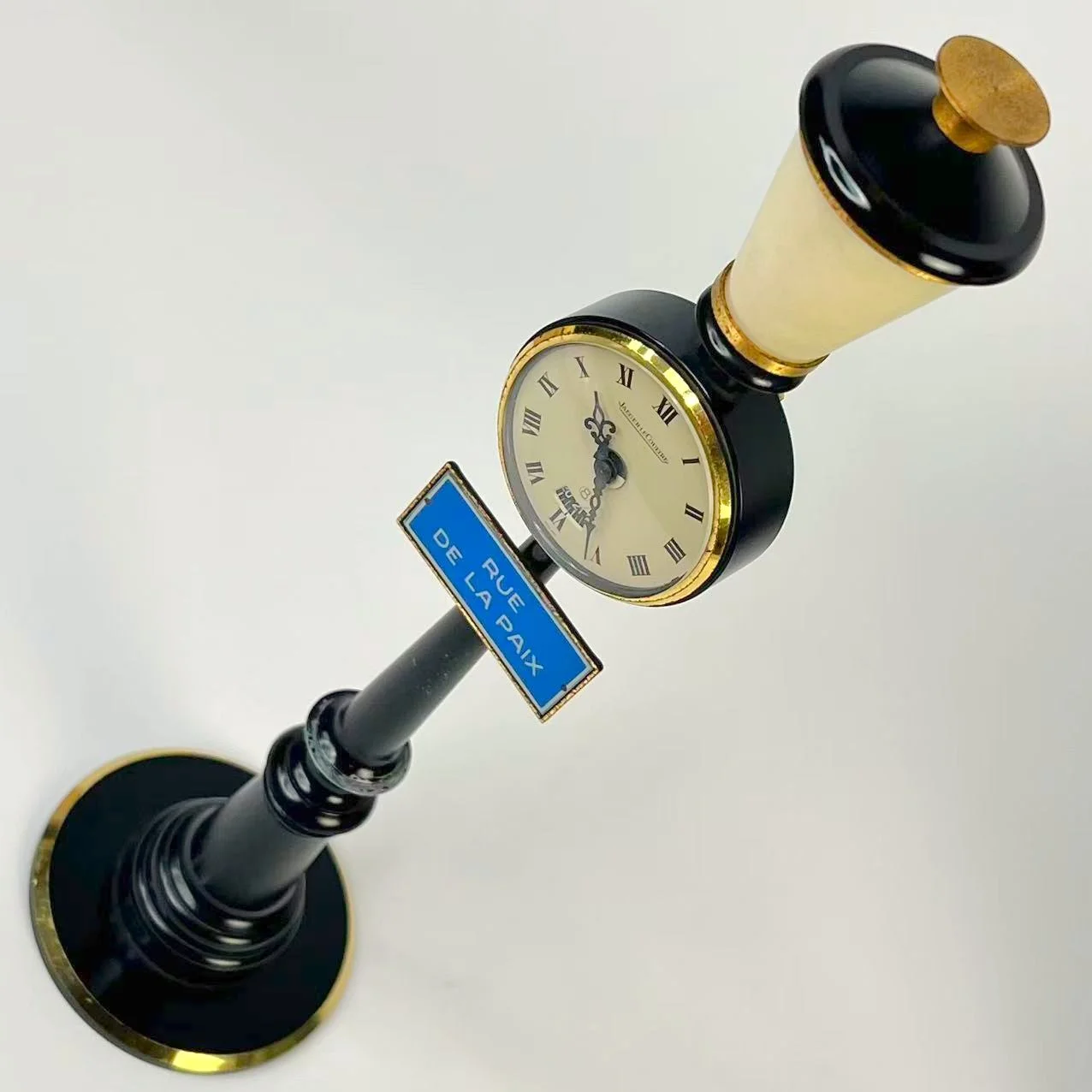 Jaeger-LeCoultre Rue de la Paix Vintage Street-Lamp Alarm Desk Clock